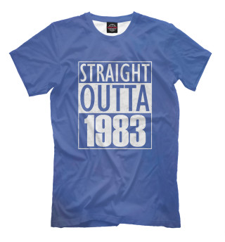 Мужская футболка Straight Outta 1983