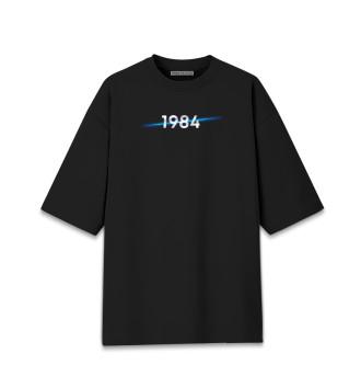 Женская Хлопковая футболка оверсайз Год рождения 1984