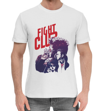 Мужская Хлопковая футболка Fight Club