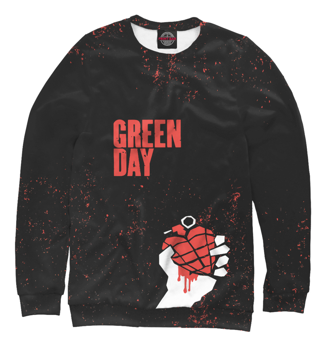 Женский Свитшот Green Day, артикул: GRE-108473-swi-1