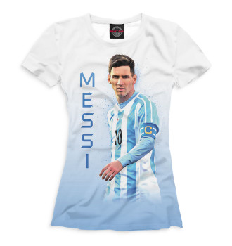 Женская Футболка Lionel Messi