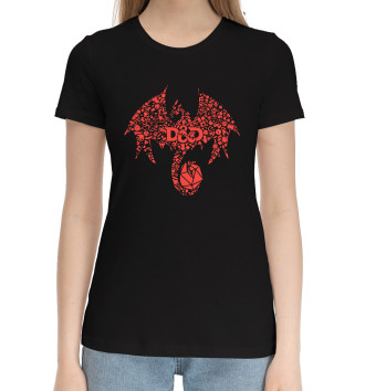 Женская Хлопковая футболка Dungeons & Dragons
