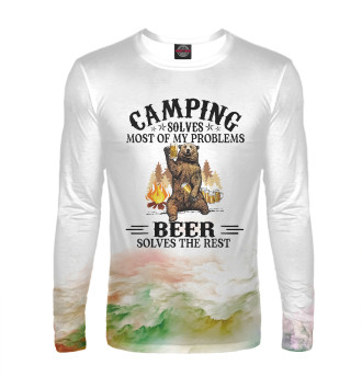 Мужской Лонгслив Camping Solves Most Of Beer