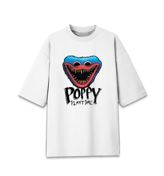 Женская Хлопковая футболка оверсайз Poppy Playtime