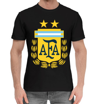 Мужская Хлопковая футболка Сборная Аргентины