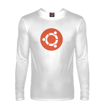 Мужской Лонгслив Ubuntu Logo