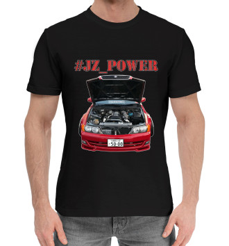 Мужская Хлопковая футболка JZ_POWER Ver.1