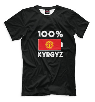 Мужская Футболка 100% Kyrgyz