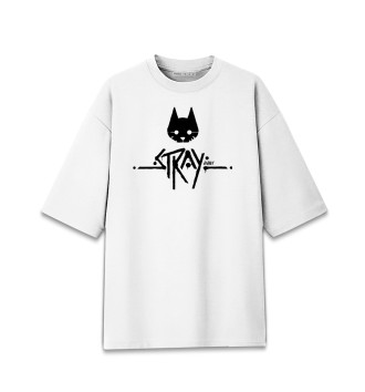 Женская Хлопковая футболка оверсайз Stray - бродяга