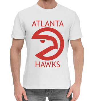 Мужская Хлопковая футболка Atlanta Hawks