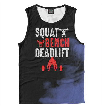 Майка для мальчиков Squat Bench Deadlift Gym
