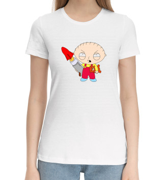 Женская Хлопковая футболка Family Guy