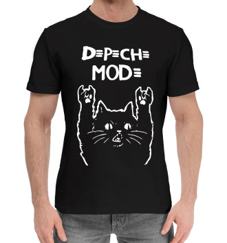 Мужская Хлопковая футболка Depeche Mode, Депеш мод