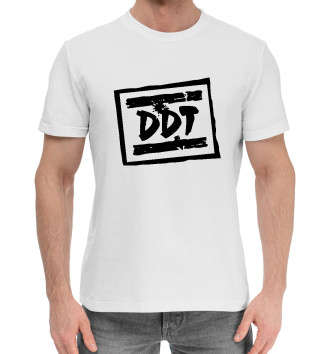 Мужская Хлопковая футболка ДДТ лого