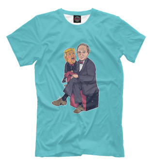 Мужская футболка Путин и Трамп