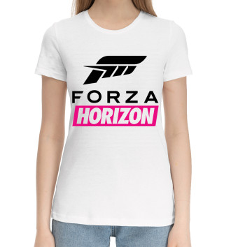 Женская Хлопковая футболка Forza Horizon