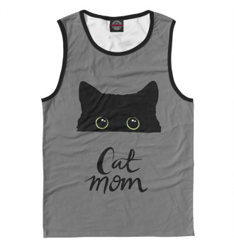 Майка для мальчиков Cat Mom