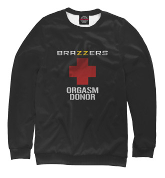 Женский Свитшот Brazzers orgasm donor