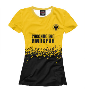 Женская Футболка Российская Империя - Герб