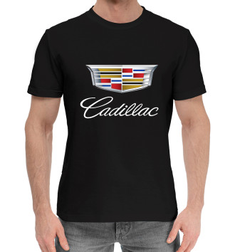 Мужская Хлопковая футболка Cadillac