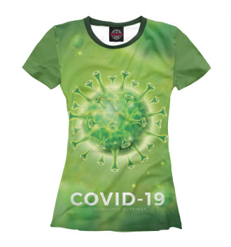 Футболка для девочек COVID-19