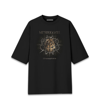 Мужская Хлопковая футболка оверсайз Meshuggah
