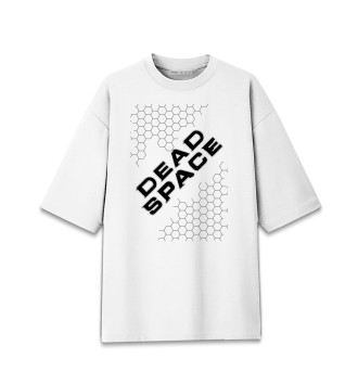 Женская Хлопковая футболка оверсайз Dead Space - Hexagon