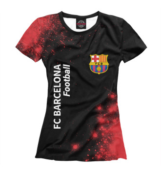 Женская Футболка Барселона | Football + Краски