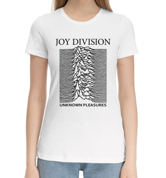 Женская Хлопковая футболка Joy Division