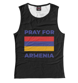 Майка для девочек Pray For Armenia