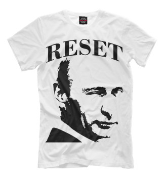 Мужская Футболка Путин reset
