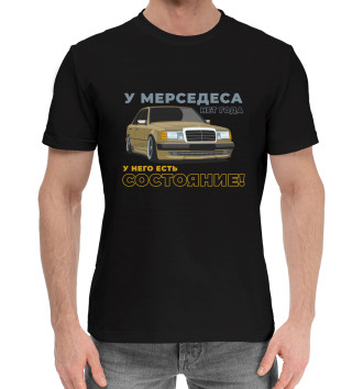 Мужская Хлопковая футболка Mercedes-Benz