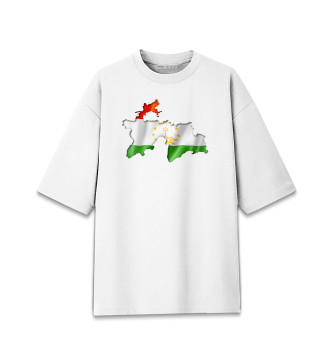Женская Хлопковая футболка оверсайз Tajikistan