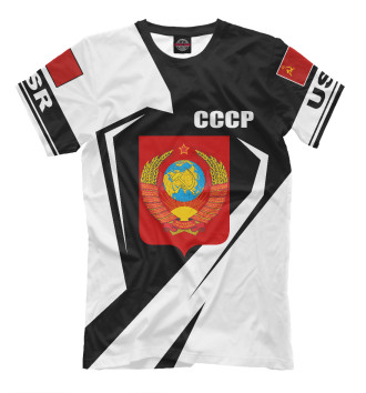 Футболка для мальчиков USSR надпись на рукавах