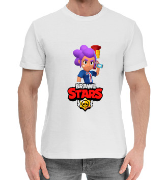 Мужская Хлопковая футболка BRAWL STARS SHELLY \ PSG.