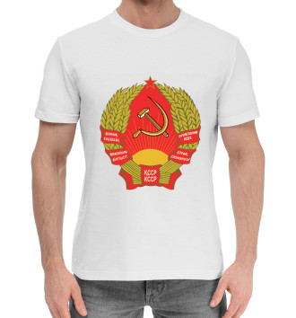 Мужская Хлопковая футболка Казахская ССР