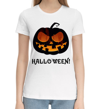 Женская Хлопковая футболка Pumpkin