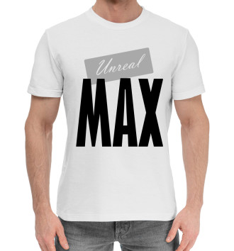 Мужская Хлопковая футболка Нереальный Макс