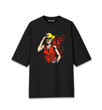 Мужская Хлопковая футболка оверсайз One Piece