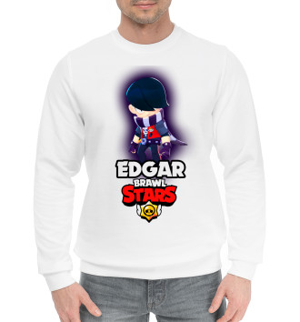 Мужской Хлопковый свитшот BRAWL STARS EDGAR.