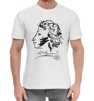 Мужская Хлопковая футболка Пушкин