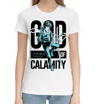 Женская Хлопковая футболка Бездомный бог