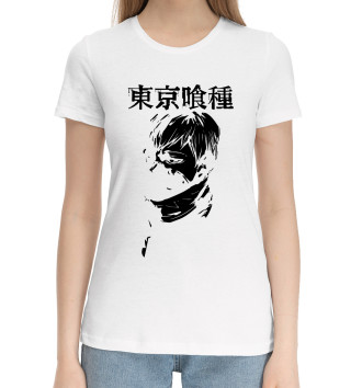 Женская Хлопковая футболка Токийский гуль