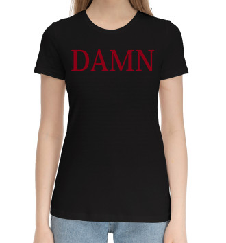 Женская Хлопковая футболка DAMN. Kendrick Lamar