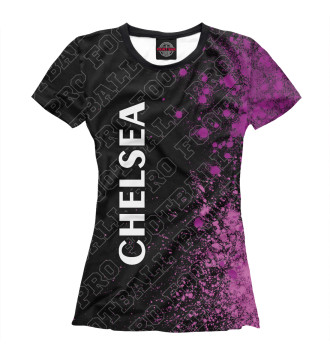 Футболка для девочек Chelsea Pro Football (пурпур)
