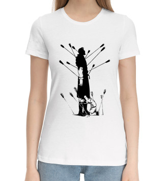 Женская Хлопковая футболка Сага о Винланде