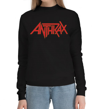 Женский Хлопковый свитшот Anthrax