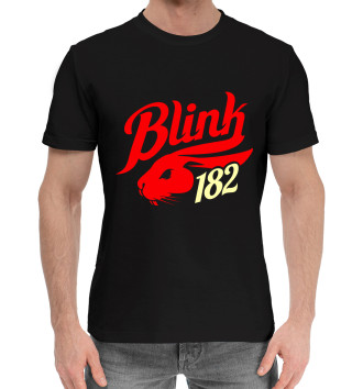 Мужская Хлопковая футболка Blink 182
