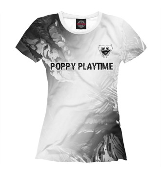 Женская Футболка Poppy Playtime Glitch Light (градиент)