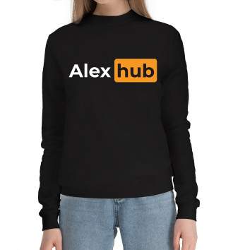 Женский Хлопковый свитшот Alex + Hub